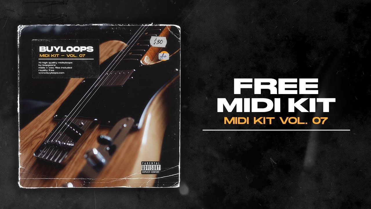 FREE] Guitar MIDI Kit (+70 Royalty Free Gunna, Lil Tjay, Roddy Ricch, Polo  G & Rod Wave MIDI Files) - YouTube