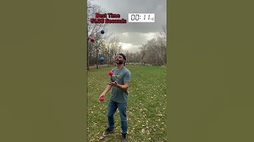 Day 173-Juggling Every Day! Total lifetime hours juggled 297 #juggling #goals #fyp