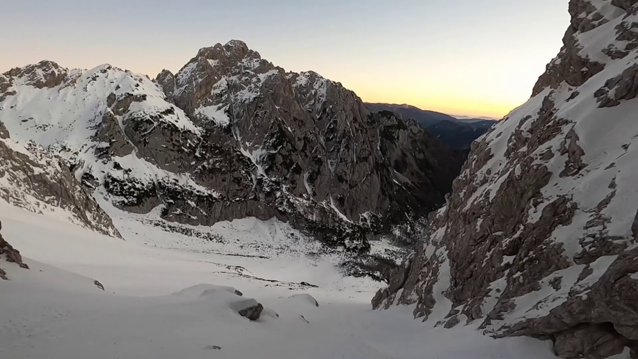 Turska gora skozi Turski zleb pozimi