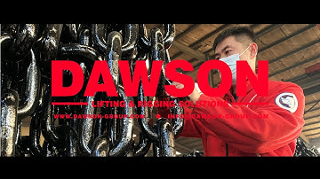 DAWSON Grade U2 U3 Welded Studless Link Marine Anchor Chain with Black Bituminous Paint