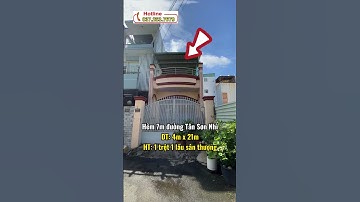Bán nhà hẻm VIP 368 Tân Sơn Nhì quận Tân Phú 4m x 21m giá 7.5 tỷ thương lượng #shorts #nhàgiárẻ #bds