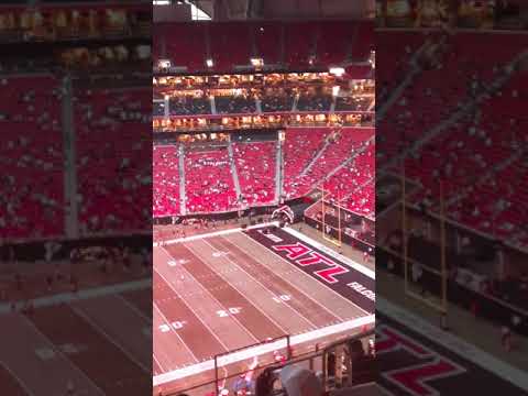 Atlanta Falcons Vs Cleveland Browns Mercedes Benz Stadium Roof Open Awesome Seats Youtube