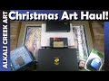 ART HAUL From Christmas! Lots of WATERCOLOR GOODIES.
