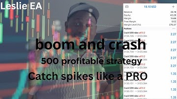 Catch Spikes Like a PRO on Boom and Crash 500 Spike Detector Strategy Good Quick Profits 