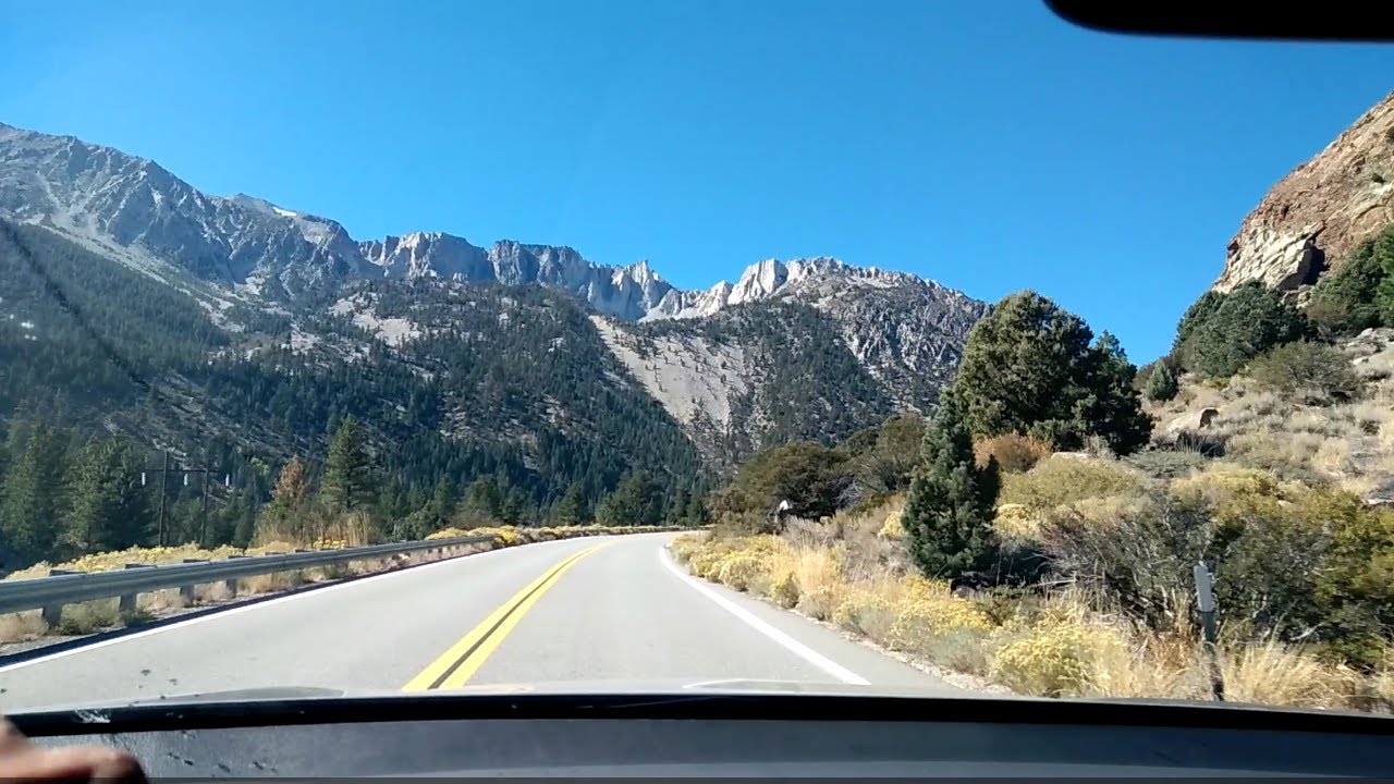 Epic scenery but very dangerous drive along Highway 120 Tioga Pass to