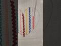easy border embroidery design #embroidery #handbroidery #art #diy #craft #shorts