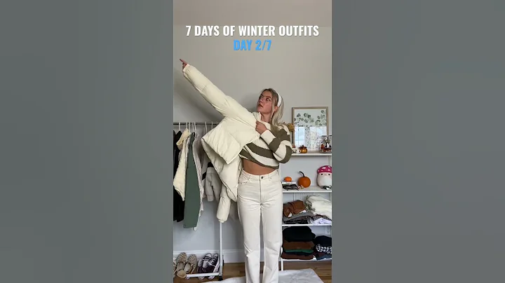 winter outfit ideas: winter fashion, street style, puffer jacket, styling tips, knit sweater - DayDayNews