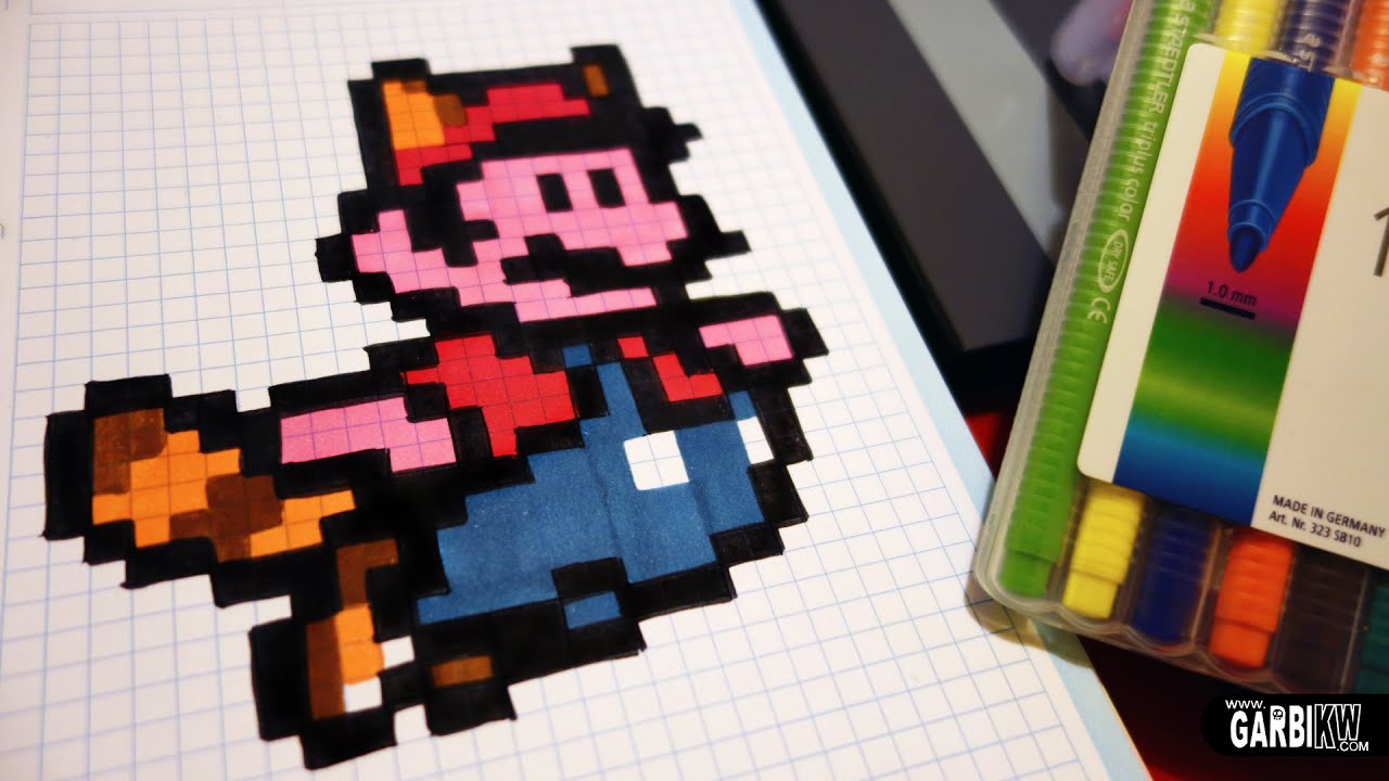Handmade Pixel Art How To Draw Super Mario Bros Pixelart