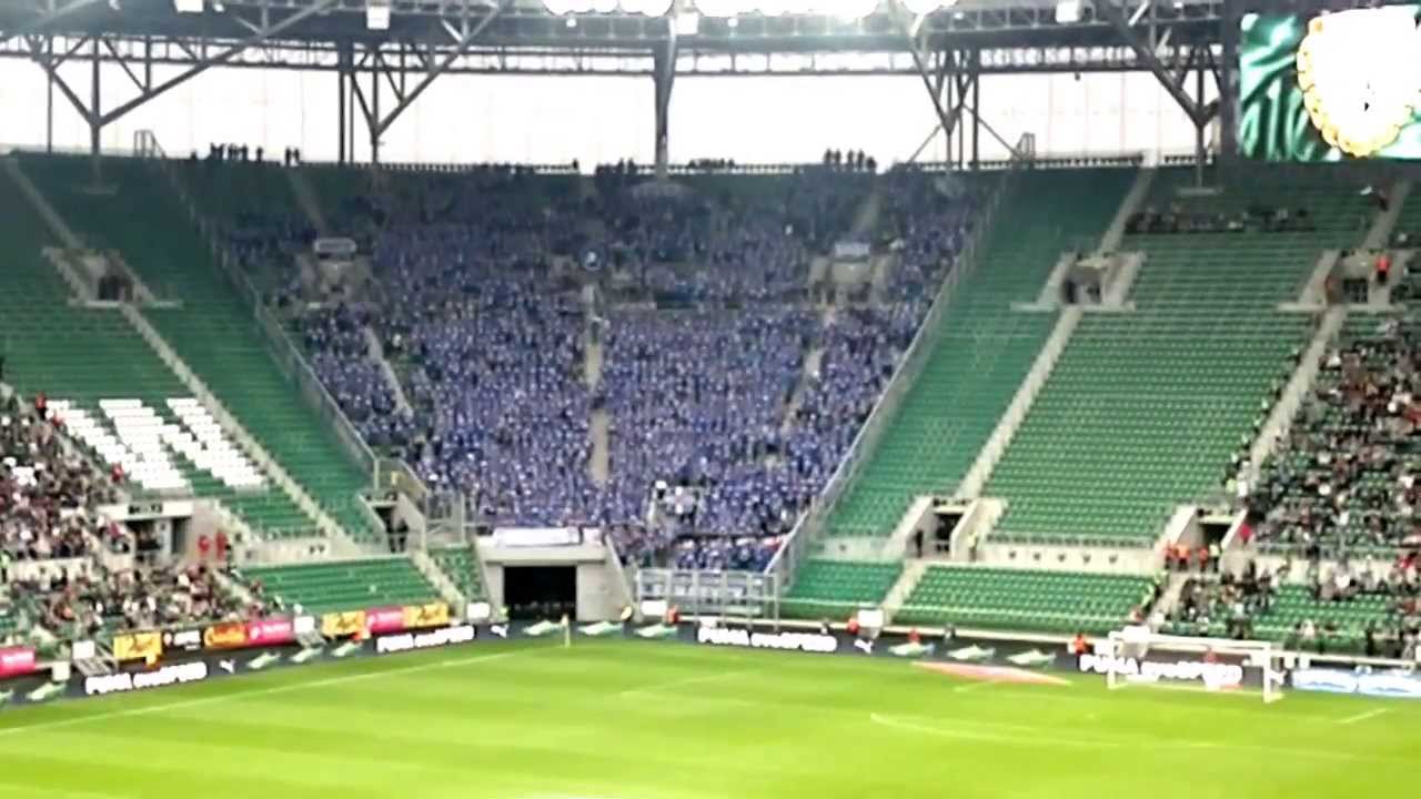 Śląsk Wrocław - Lech Poznań. 30.05.2013 Kibice Lecha ...