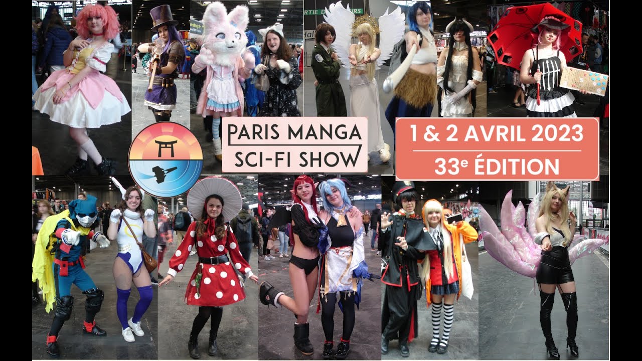 Paris Manga & Sci-fi Show 2023 33éme édition part 2 - YouTube