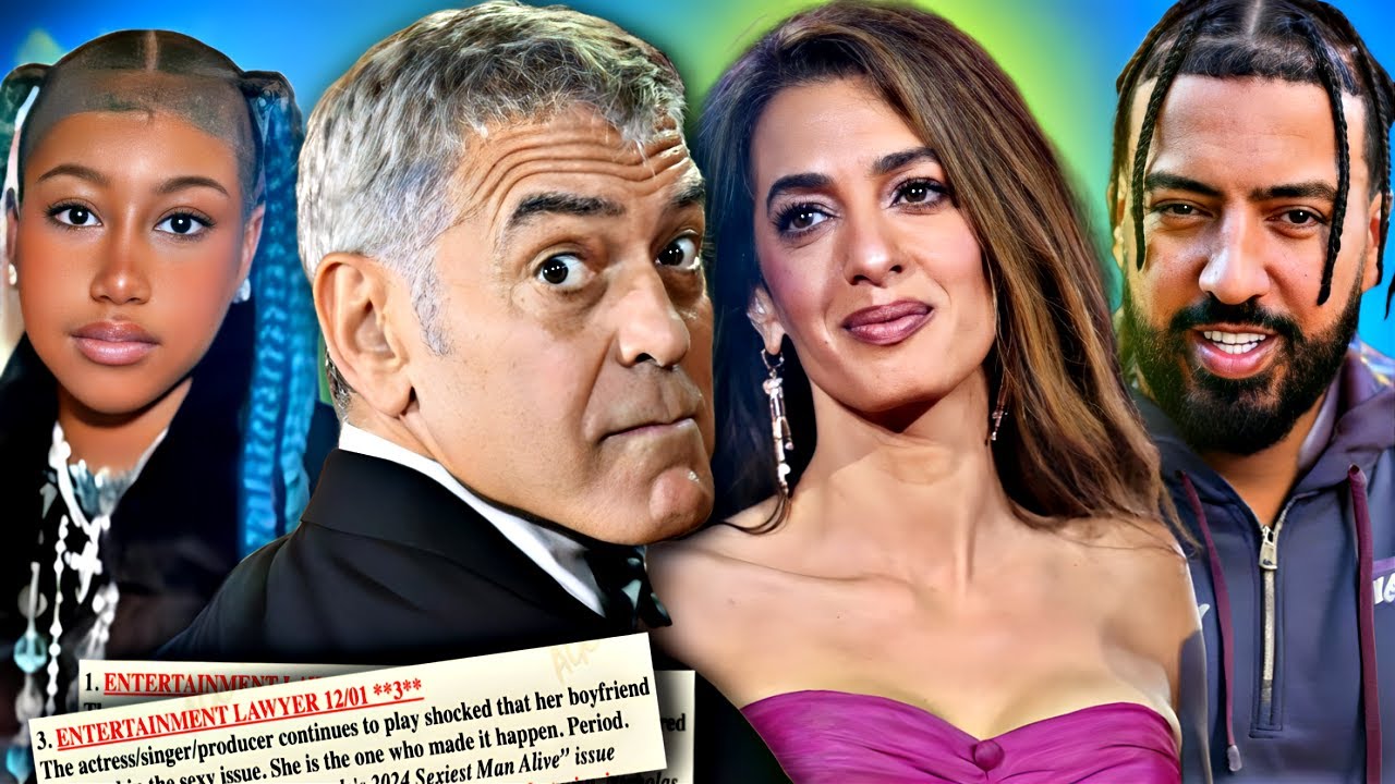 GEORGE CLOONEY MAJOR FIGHT with AMAL, NORTH WEST BEING GROOMED, FRENCH MONTANA'S BIZARRE GIRLFRIEND