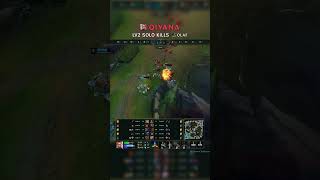 Qiyana LV2 SOLO KILLS Olaf | BR Master Patch 26.12 #shorts