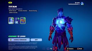 FORTNITE: ** BRAND NEW TITAN OUTFIT ** ITEM SHOP 5/15/24