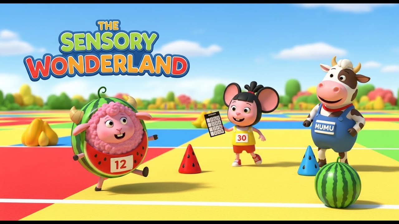 Baby Sensory Spring 🌸🍓 Infant Visual Stimulation | Cute Fruit Dancing ...