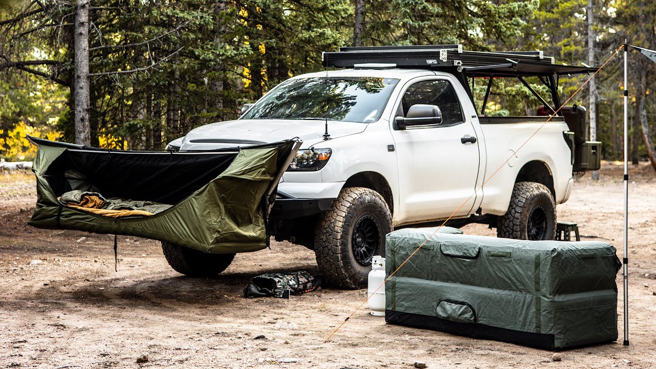 Гамак на грузовике — отличный вариант для кемпинга. WEEKENDERLANDER, выпуск 69