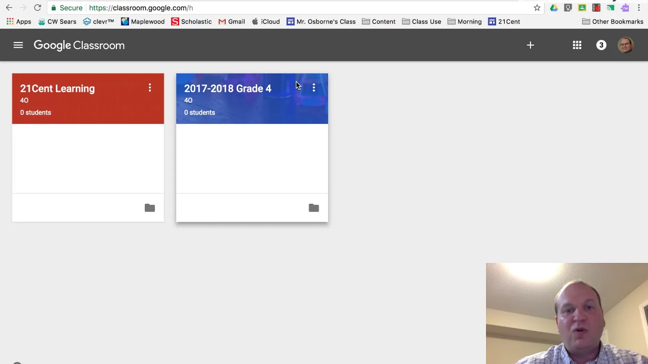 How to rearrange classroom tiles in Google Classroom - YouTube