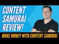 Content Samurai Review (Vidnami) : Make Money Uploading Videos To Youtube 👌