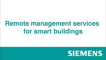 Siemens - Remote management services for smart buildings