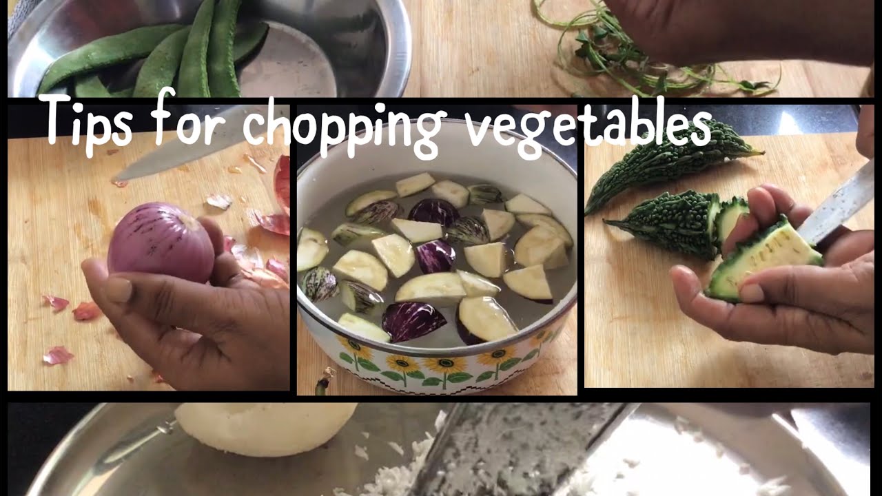 Kitchen tips Part 7 How to cut different vegetables Tips for