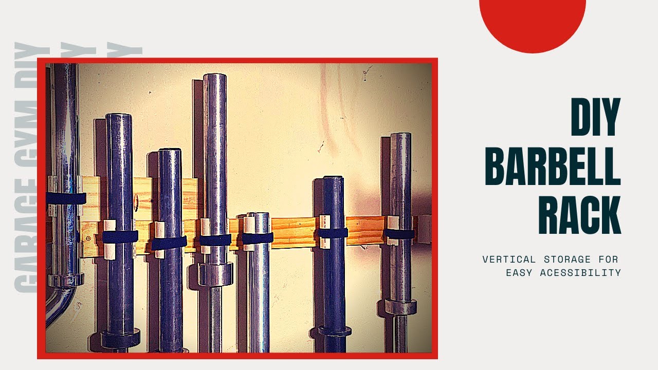 DIY Barbell Rack Easy Access Barbell Rack Garage Gym DIY Strongman Garage Gym