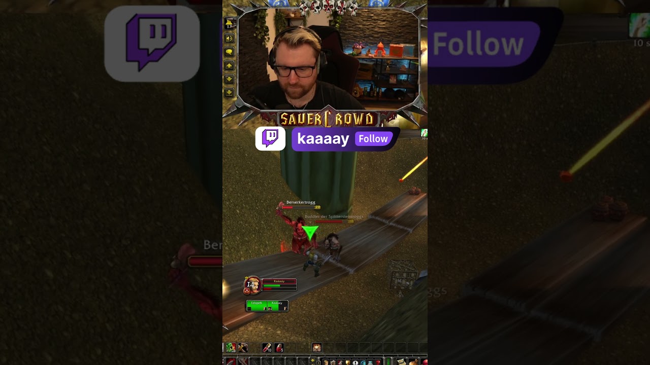 Twitch: kaaaay #streamer #shorts #twitch #worldofwarcraft #sauercrowd #wow #wowclassic #gaming