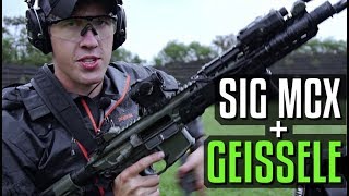 Sig MCX with Geissele Super MCX SSA Trigger