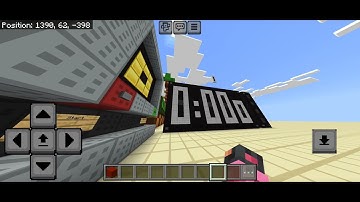 Video for bow tie man: 7 segment display count and Traffic light [WITH COMMAND BLOCKS]