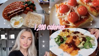WHAT I EAT IN A DAY ON 1200 CALORIES