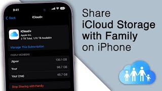 How to Share iCloud Storage with Family on iPhone!