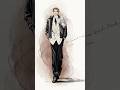 Fashion illustration in Procreate | LGN Louis Gabriel Nouchi Fall 2026