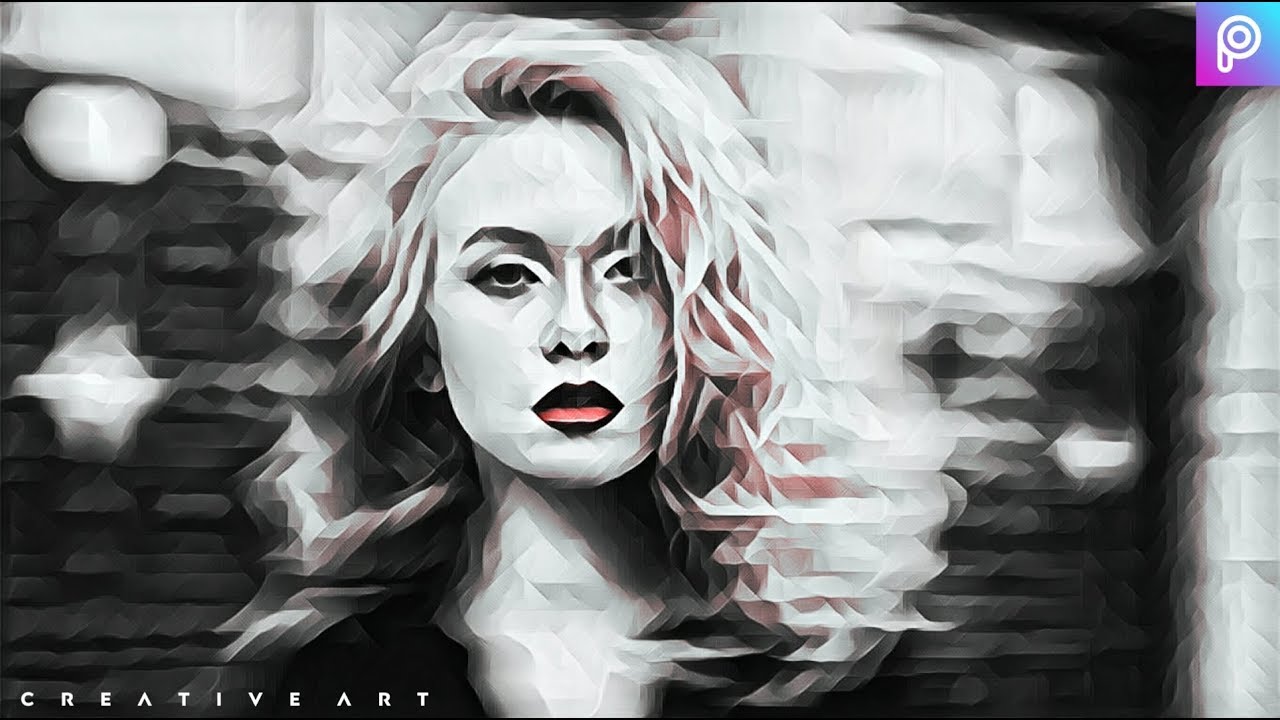 Picsart Photo Editing | Artistic Brush Effect