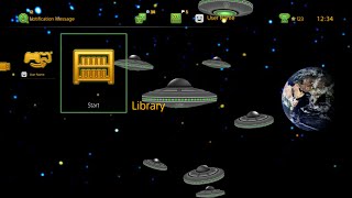 PS4 Dynamic Theme - Saucer Invasion