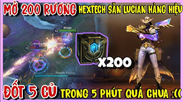 TỐC CHIẾN : Đốt Sạch 5 Củ Chỉ Trong 5 Phút Để Săn Lucian Cao Bồi Hàng Hiệu Và Cái Kết...😥