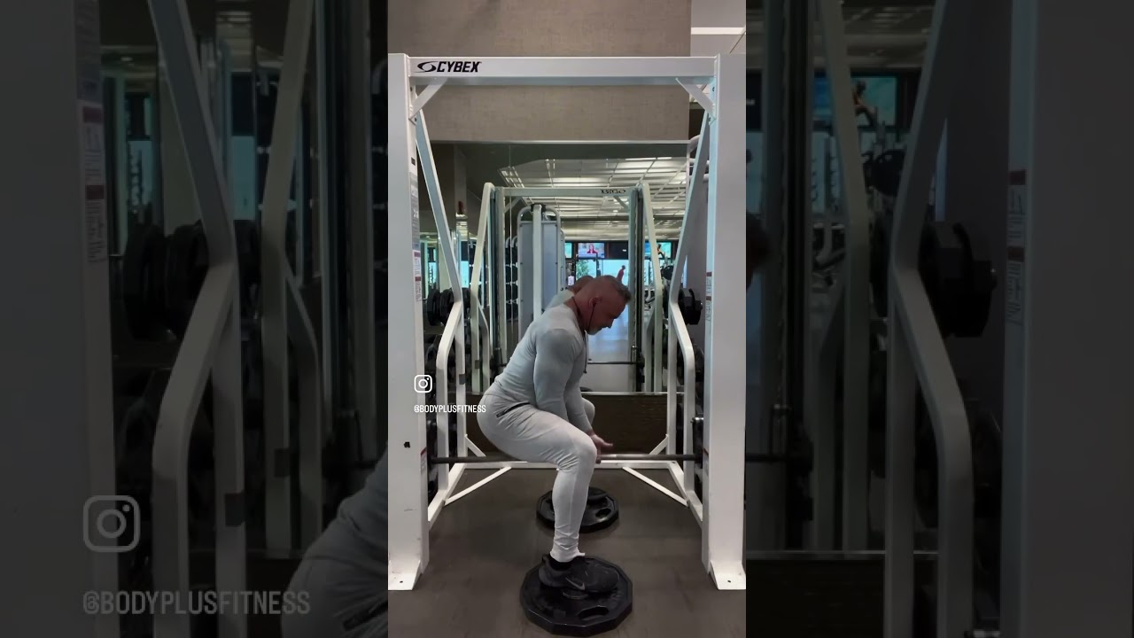 Sumo squats in the Smith machine are a great way to work your legs and glutes safely.