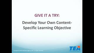 CTELL 2: Student Learning Objectives Wealth