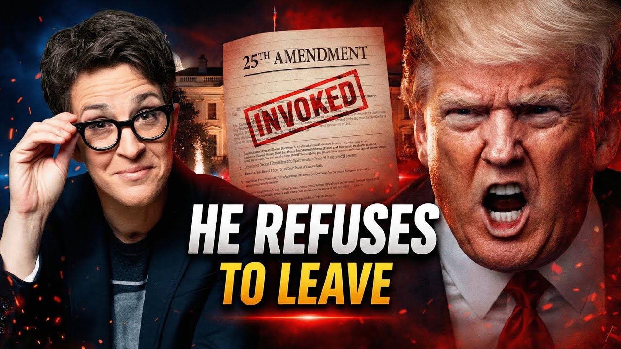 Trump Refuses to Leave After 25th Amendment Is Invoked | Trump Rejects Removal... Rachel Maddow