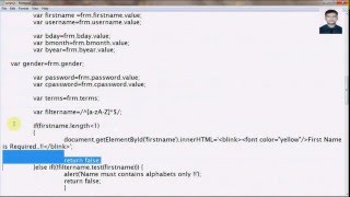 How to make a Java web Project (Easy Way) (Step-12  Edit script.js)