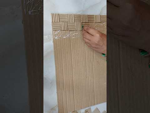 Cardboard wall decor
