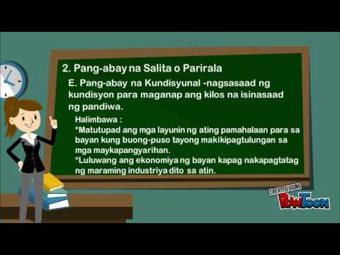 Pang Abay Na Pamaraan Meaning Tagalog - nangsapina