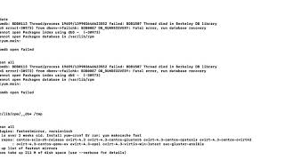 Error Rpmdb Open Failed  How To Fix It