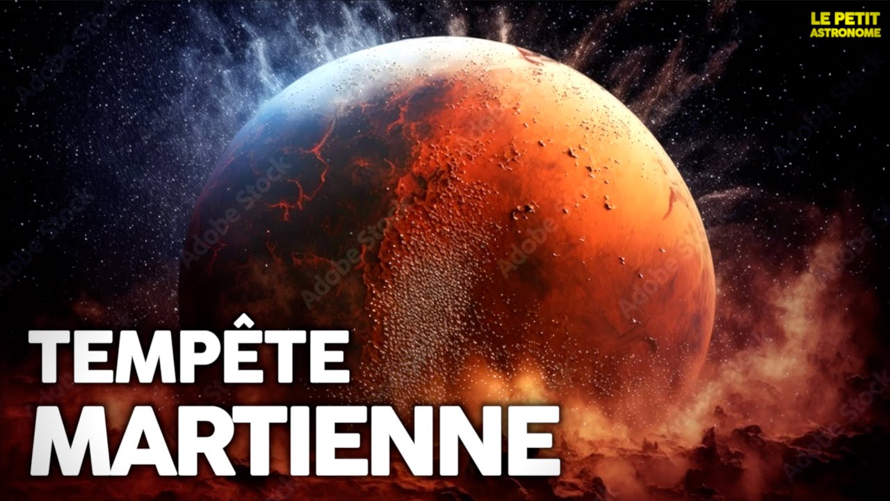 Des tempêtes géantes à la surface de Mars