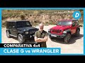 Comparativa 4x4 ¡al límite! : Mercedes Clase G vs Jeep Wrangler Rubicon | Prueba | Diariomotor