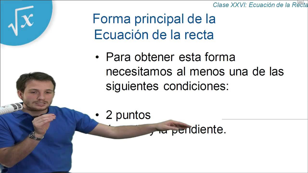 Clase 26 PSU Matemáticas 2015: Ecuación de la Recta