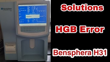Hematology: HGB Errors on the BeneSphera 3-PART  2023