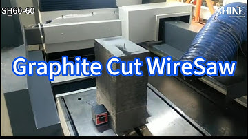 SH60 60 graphite cutting machine,graphite processing machine,  wire saw for graphite