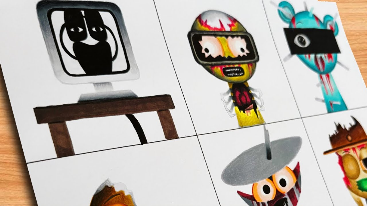 Drawing INCREDIBOX SPRUNKI [ Phase 3 Remastered ] - YouTube