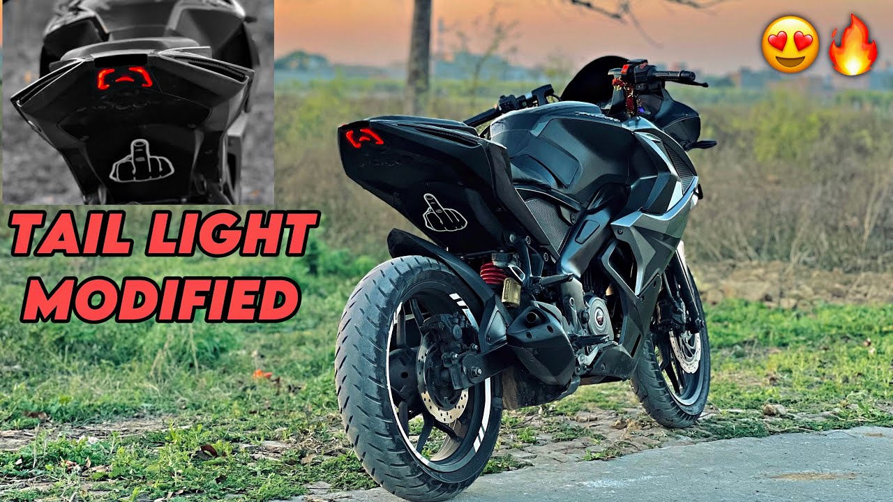 RS 200 Tail Light Modified🥵🔥||ONLY 1 IN INDIA😱😍||