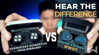 Sennheiser Momentum True Wireless vs Master & Dynamic MW07 - Earbuds Comparison Review