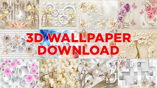 Stylish 3D wallpaper for living & Bedroom walls, 3D wall murals | Graphics Inn screenshot 5