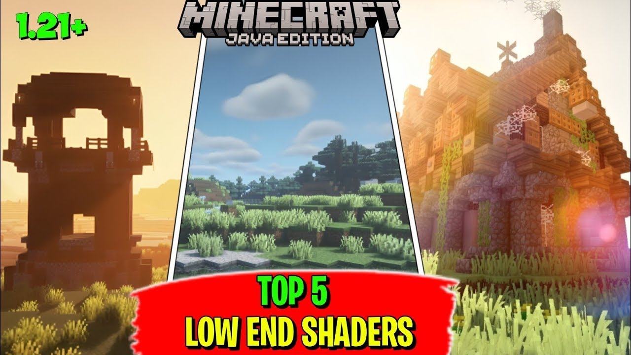 Top 5 SHADERS for LOW END PC || Minecraft 1.22 SHADERS for All ...